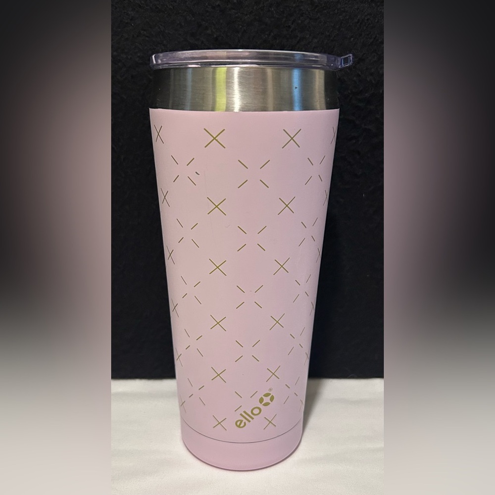Ello Pink And Gold Travel Cup Perfect For Coffee Or Tea